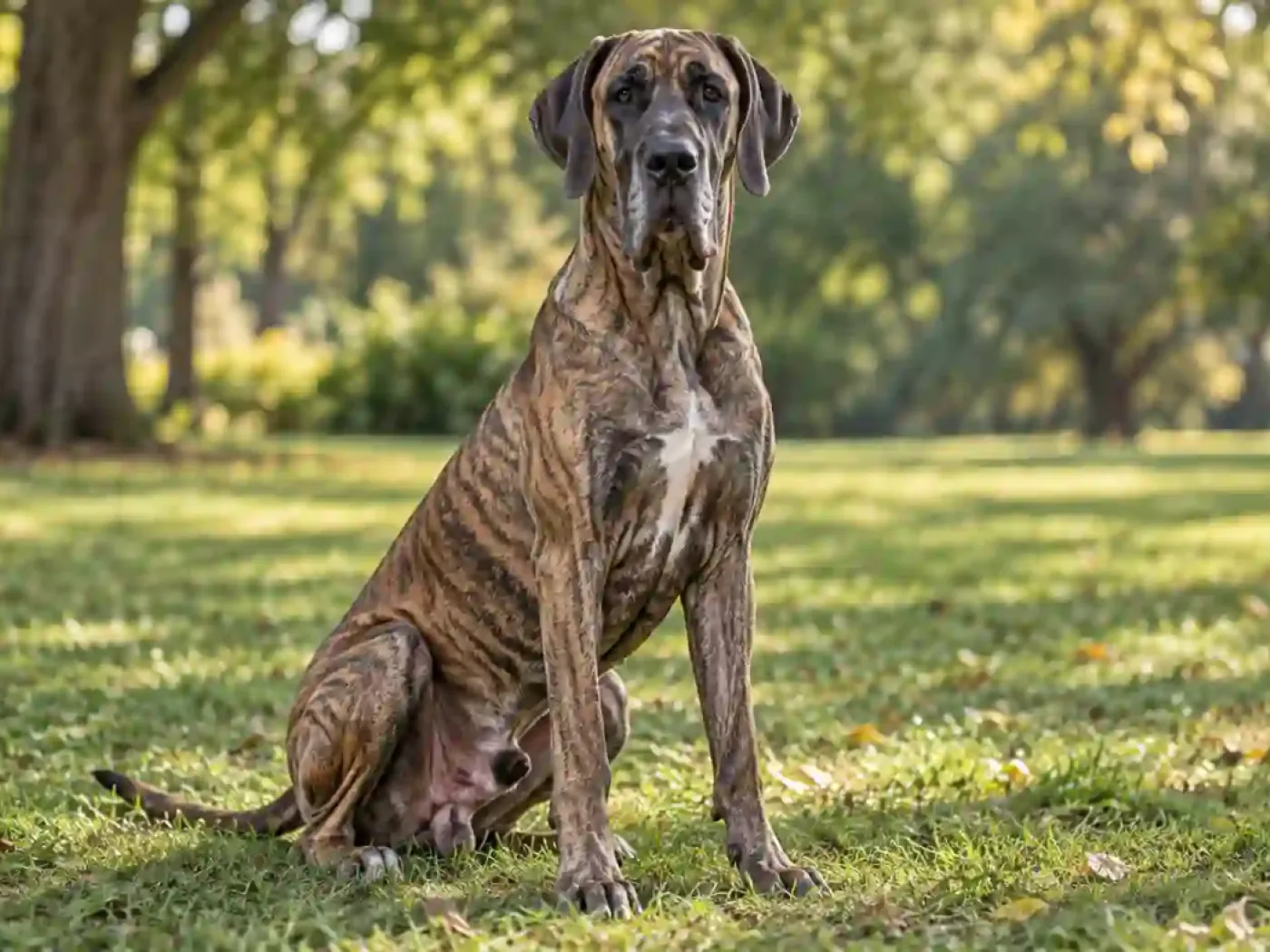 Német dog csíkos