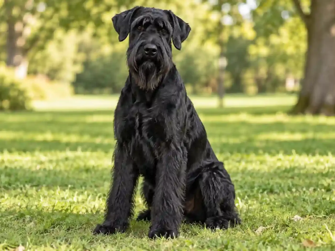 Óriás schnauzer fekete