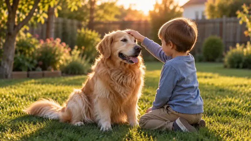 Golden retriever: jellem, gondozás és családi élet