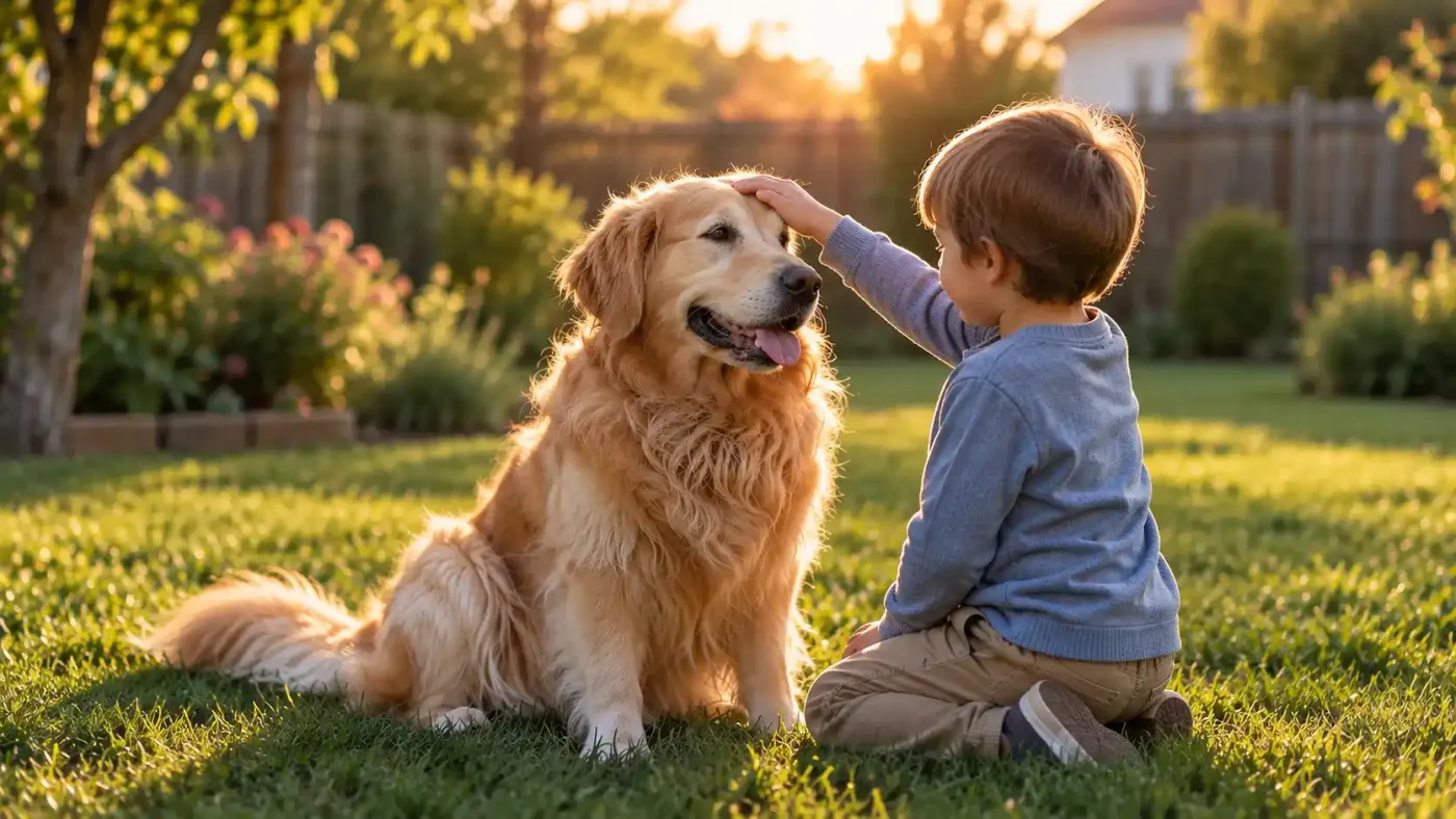 Golden retriever: jellem, gondozás és családi élet