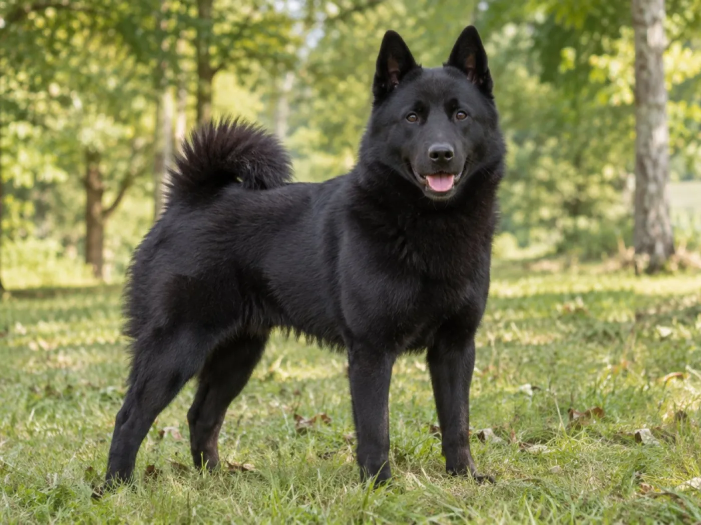 Norvég elkhund fekete