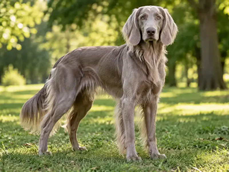 Weimari vizsla hosszúszőrű