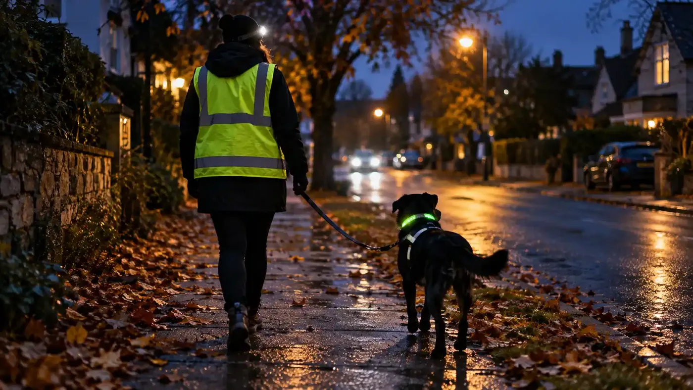 Láthatóság esti sétákon