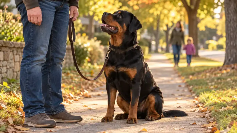 Rottweiler nevelése