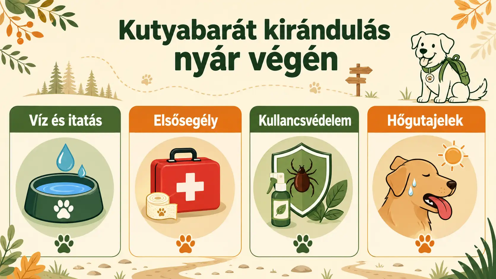 Kutyabar&aacute;t kir&aacute;ndul&aacute;s ny&aacute;r v&eacute;g&eacute;n: mit vigy&eacute;l magaddal?
