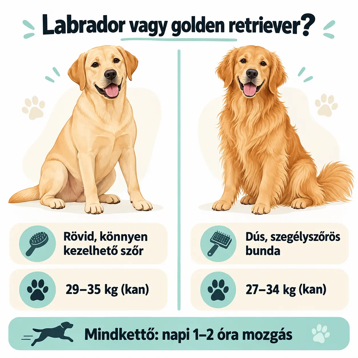 Golden retriever vagy labrador?