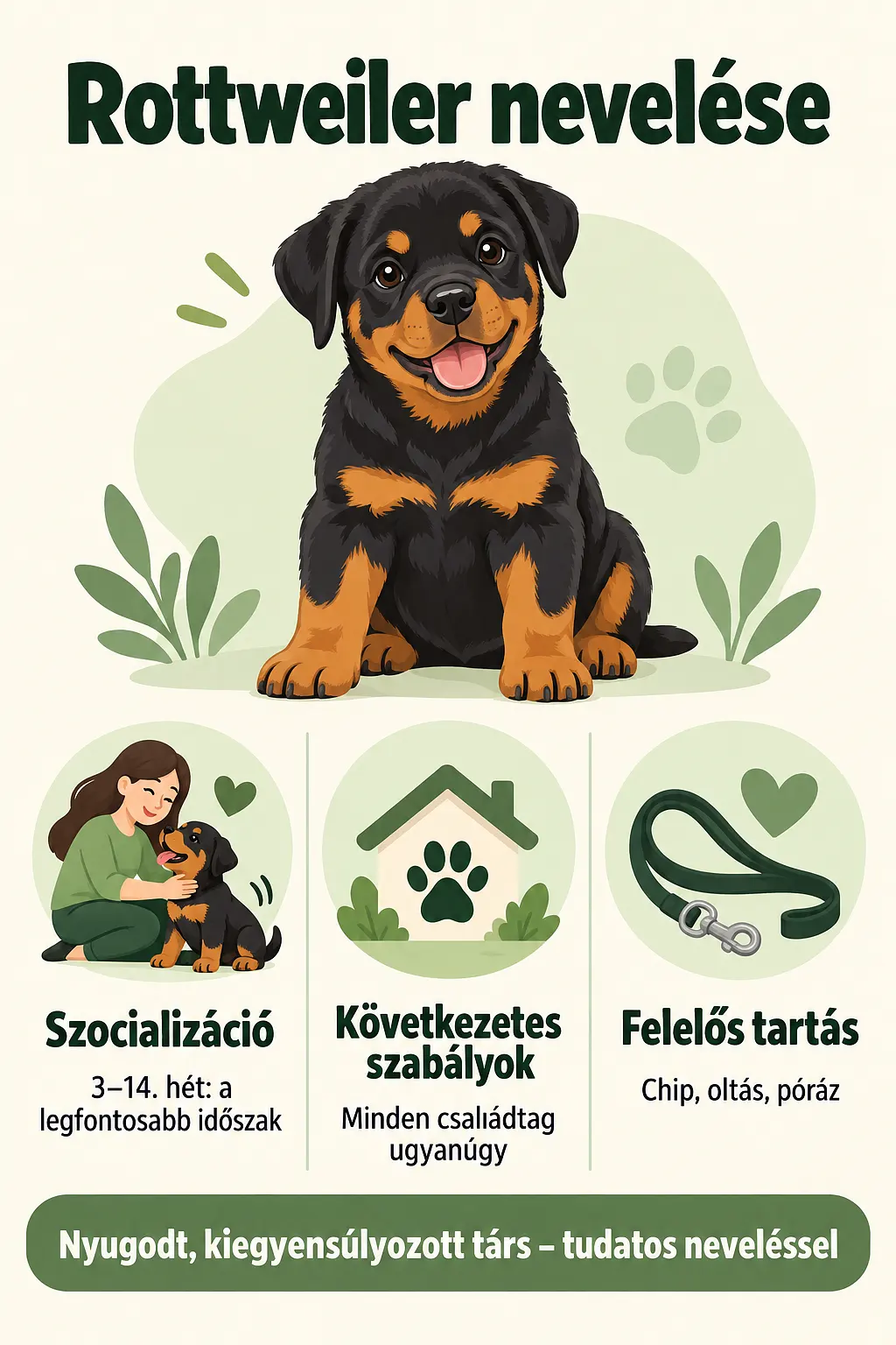 Rottweiler nevel&eacute;se