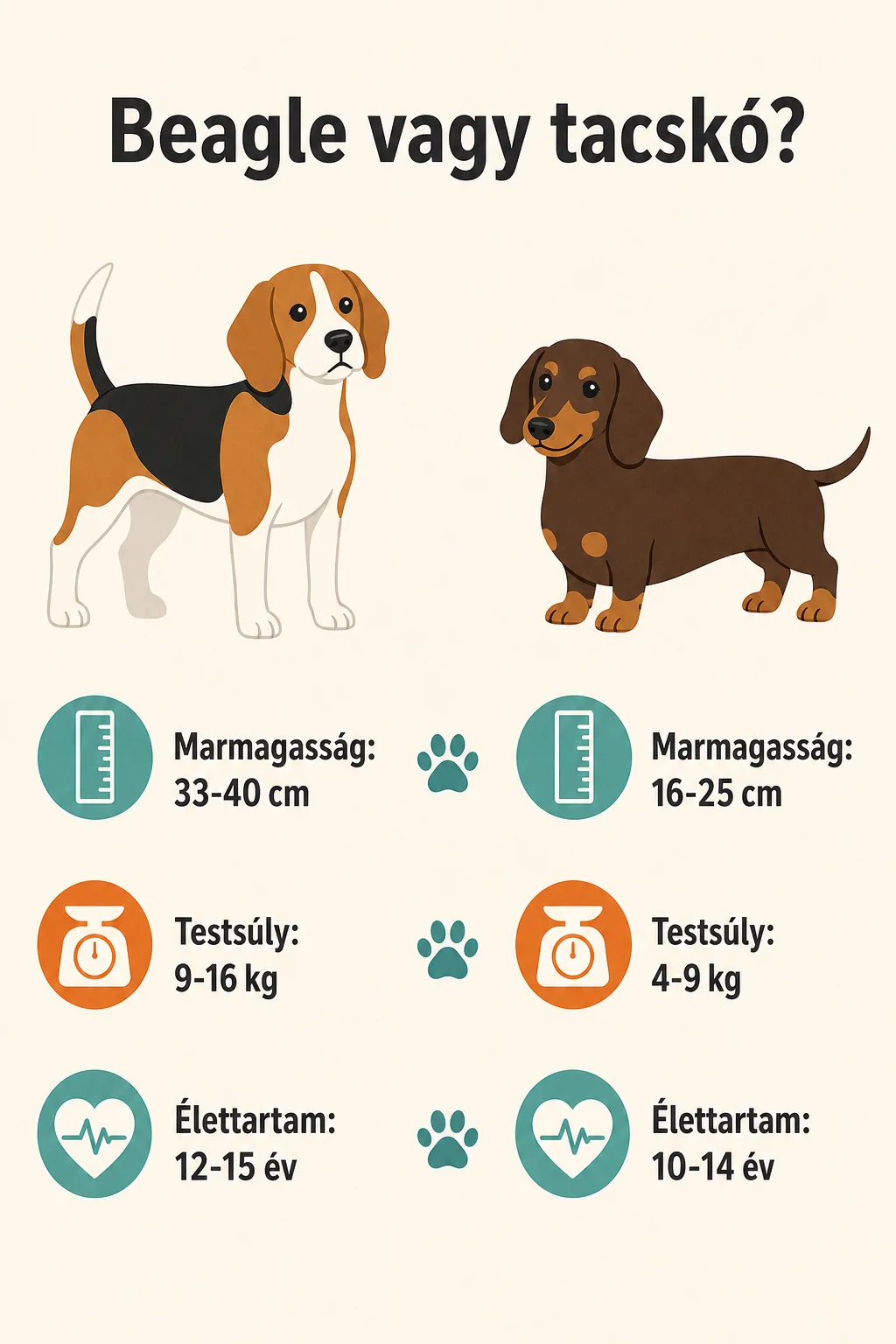 Beagle vagy tacskó