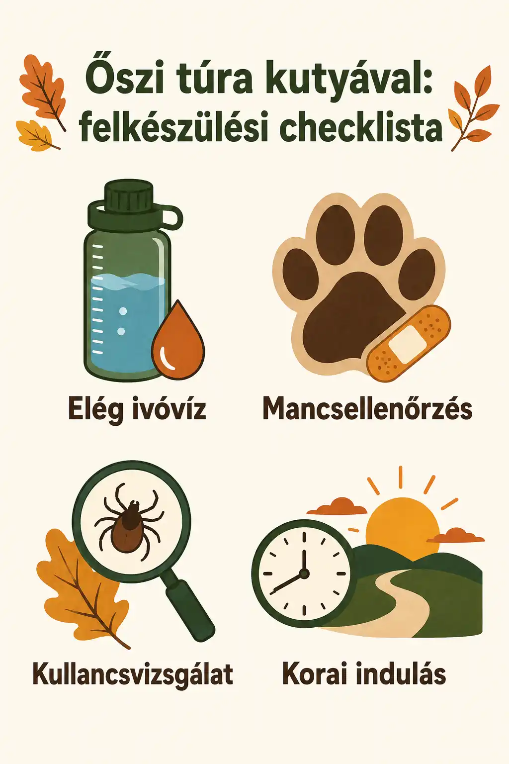 Őszi kirándulás kutyával