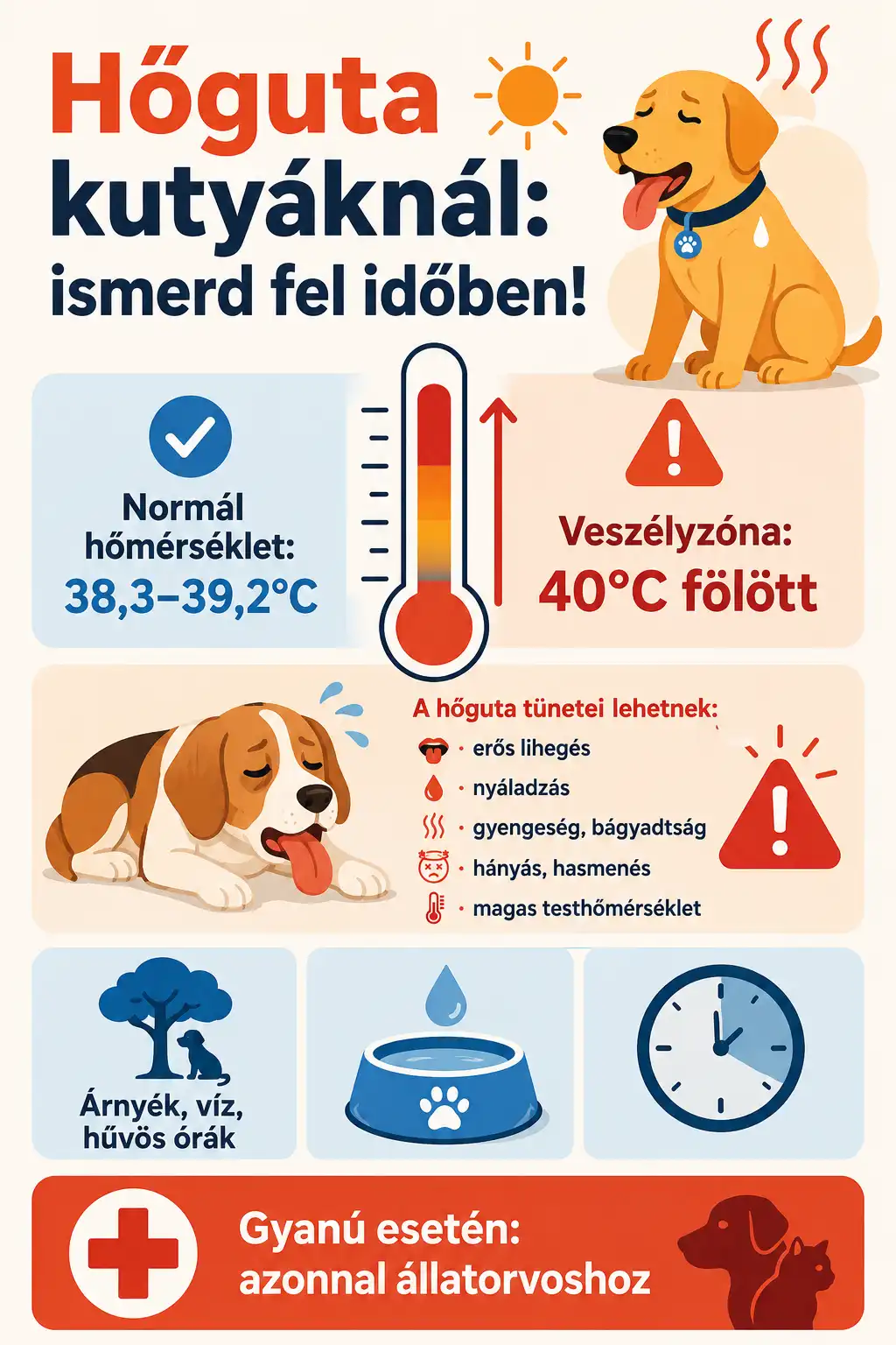Hőguta kuty&aacute;kn&aacute;l: t&uuml;netek, elsőseg&eacute;ly &eacute;s megelőz&eacute;s