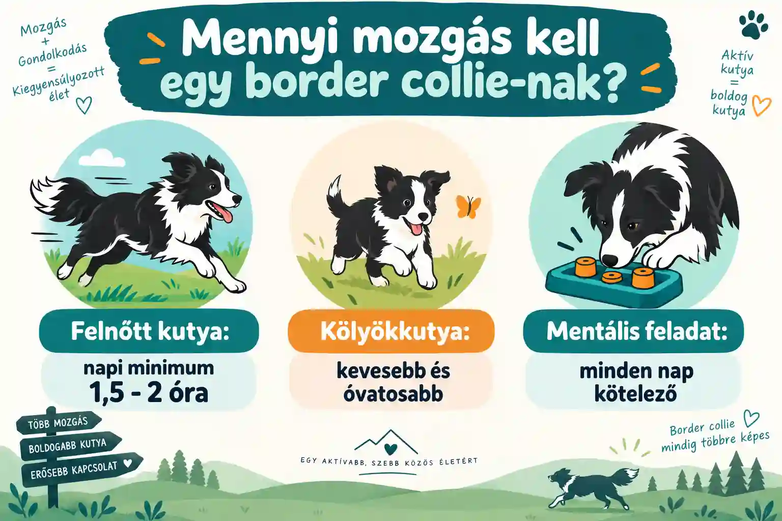 Border Collie mozg&aacute;sig&eacute;ny
