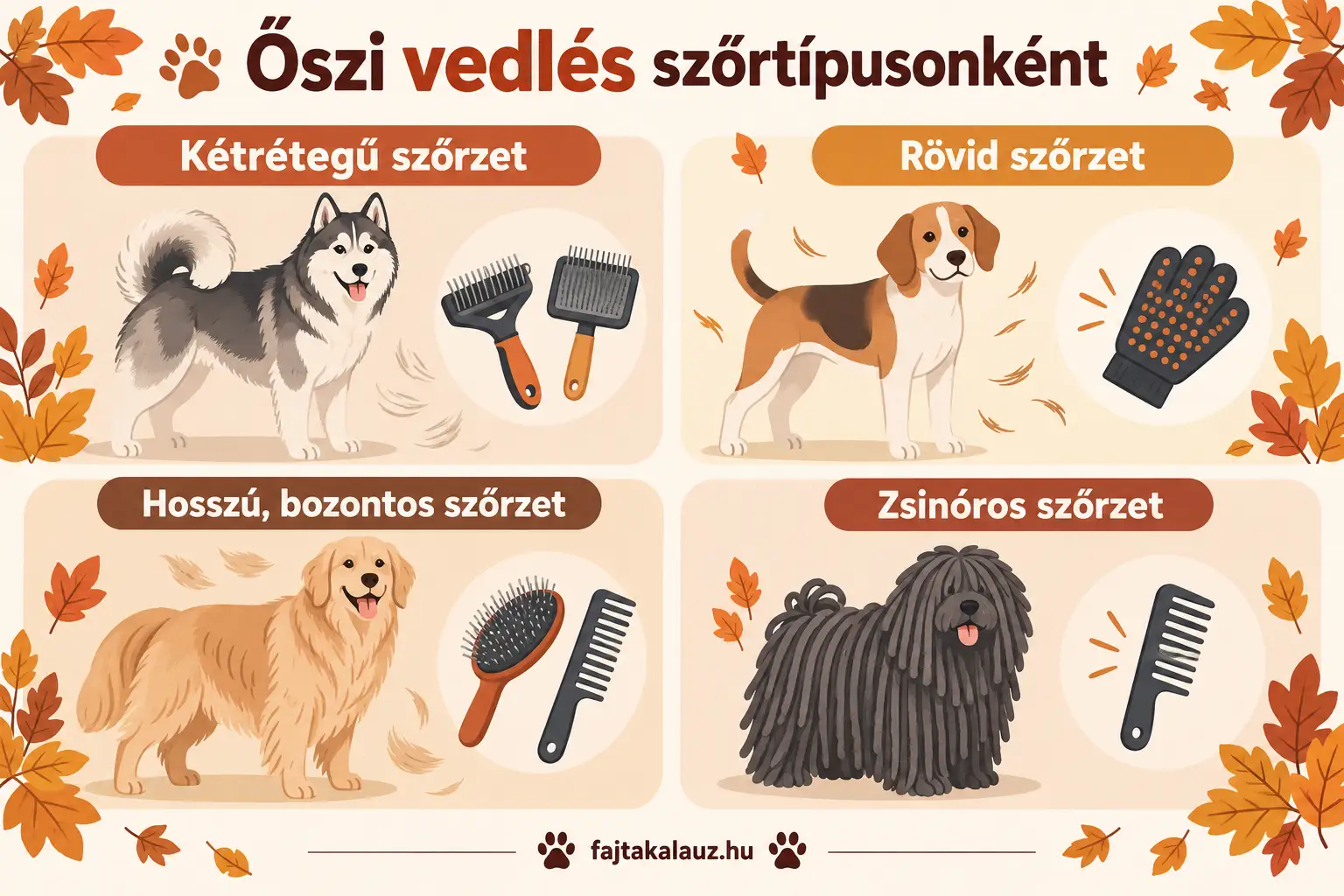 Őszi vedl&eacute;s kuty&aacute;kn&aacute;l